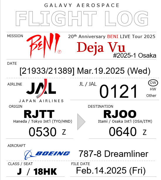 [21932/21388] [BENI] Hatch、ふたたび : My Flight Data Recorder